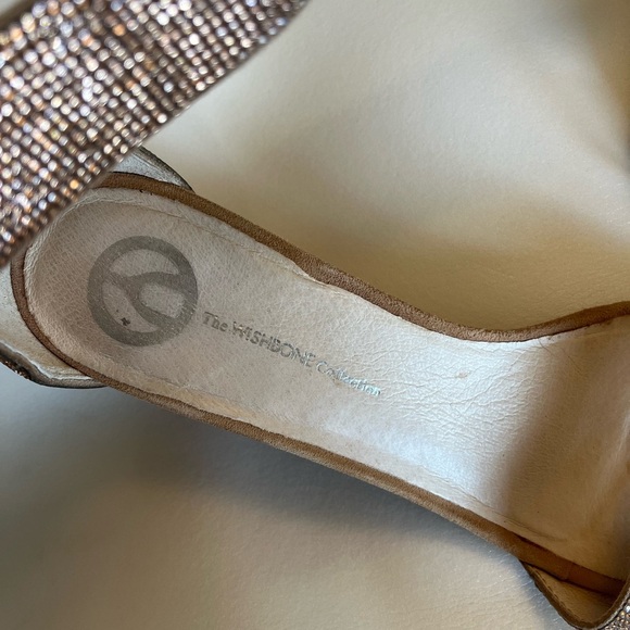 WISHBONE
Adriana Heel Sandals Rose Gold, Crystals, Elegant, Festive, Size 10 - Picture 9 of 14